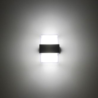 Светильник настенный Citilux CLU0009 CLU0009K, LED 12 Вт, черный/белый