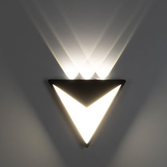 Светильник настенный Citilux Domus CLU0804BK, LED 24 Вт, черный/белый
