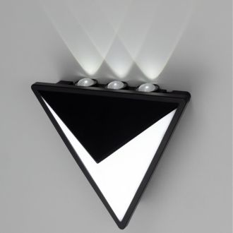 Светильник настенный Citilux Domus CLU0804BK, LED 24 Вт, черный/белый