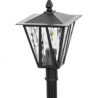 Садово-парковый светильник Citilux Forts CLU09B, E27, 40 Вт, черный/прозрачный