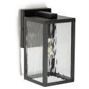 Светильник настенный Citilux Forts CLU09W1, E27, 40 Вт, черный/прозрачный Светильник настенный Citilux Forts CLU09W1, E27, 40 Вт, черный/прозрачный