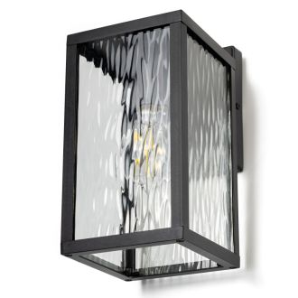 Светильник настенный Citilux Forts CLU09W1, E27, 40 Вт, черный/прозрачный
