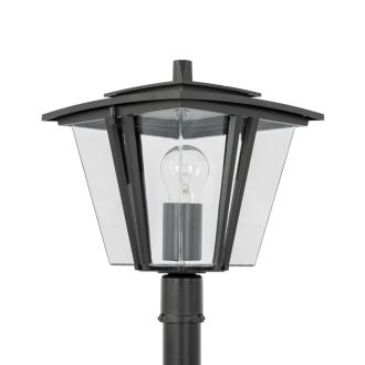 Садово-парковый светильник Citilux Forts CLU10B, E27, 40 Вт, черный/прозрачный