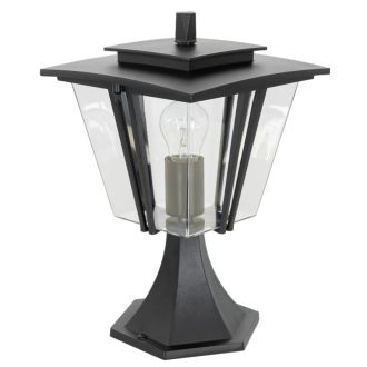 Садово-парковый светильник Citilux Forts CLU10C, E27, 40 Вт, черный/прозрачный