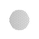 DK1500-BK Антибликовая решетка MR16, D50xH2mm, черная, алюминий