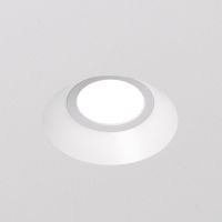DK2081-WH Встраиваемый точечный светильник для натяжных ПВХ потолков INVIZ, IP 20, до 9 Вт, GU10, LED, белый, ABS-пластик