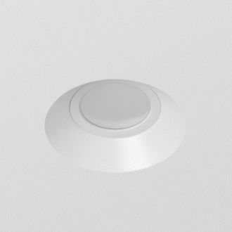 DK2081-WH Встраиваемый точечный светильник для натяжных ПВХ потолков INVIZ, IP 20, до 9 Вт, GU10, LED, белый, ABS-пластик