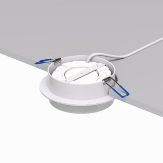 DK2090-WH Встраиваемый светильник FLAT, IP 20, до 15 Вт, GX53, LED, белый, алюминий