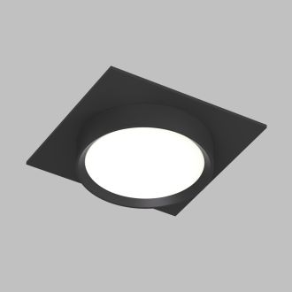 DK2091-BK Встраиваемый светильник FLAT, IP 20, до 15 Вт, GX53, LED, черный, алюминий