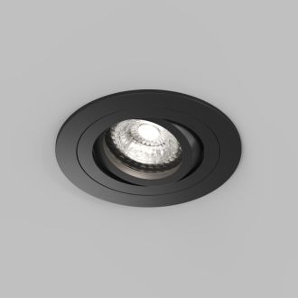 Встраиваемый влагозащищённый светильник HYDRO, IP44, до 15 Вт LED, GU10, алюминий, чёрный