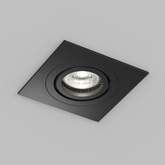 DK2111-BK Встраиваемый влагозащищённый светильник HYDRO, IP44, до 15 Вт LED, GU10, алюминий, чёрный
