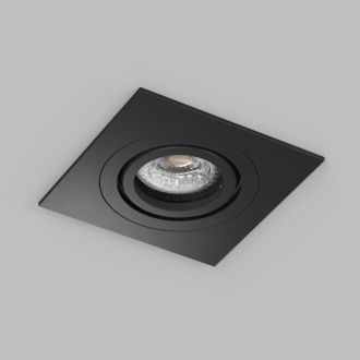 DK2111-BK Встраиваемый влагозащищённый светильник HYDRO, IP44, до 15 Вт LED, GU10, алюминий, чёрный
