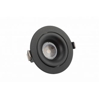 DK2120-BK Встраиваемый светильник, IP 20, 50 Вт, GU10, черный, алюминий