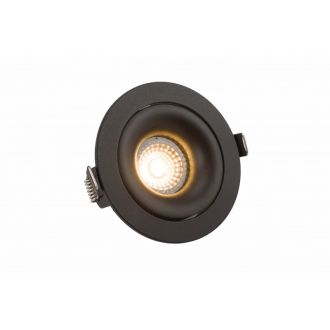 DK2120-BK Встраиваемый светильник, IP 20, 50 Вт, GU10, черный, алюминий