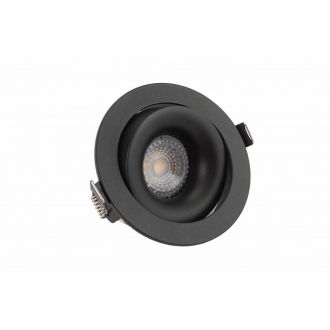 DK2120-BK Встраиваемый светильник, IP 20, 50 Вт, GU10, черный, алюминий