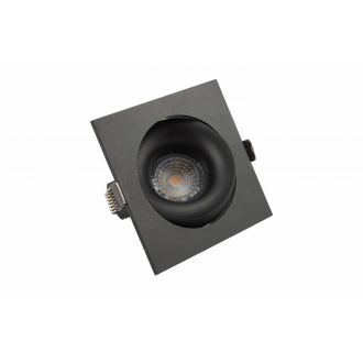 DK2121-BK Встраиваемый светильник, IP 20, 50 Вт, GU10, черный, алюминий