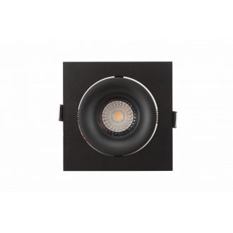 DK2121-BK Встраиваемый светильник, IP 20, 50 Вт, GU10, черный, алюминий