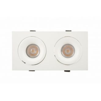 DK2122-WH Встраиваемый светильник, IP 20, 50 Вт, GU10, белый, алюминий
