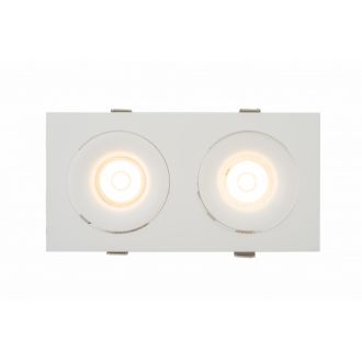 DK2122-WH Встраиваемый светильник, IP 20, 50 Вт, GU10, белый, алюминий