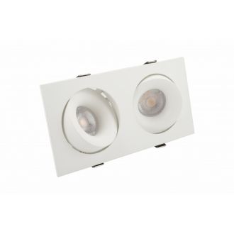 DK2122-WH Встраиваемый светильник, IP 20, 50 Вт, GU10, белый, алюминий