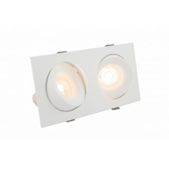 DK2122-WH Встраиваемый светильник, IP 20, 50 Вт, GU10, белый, алюминий