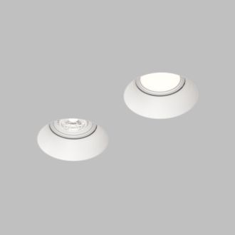 Встраиваемый светильник под шпатлевку SPOT HIDE, до 15 Вт LED, GU10, IP20, алюминий, белый