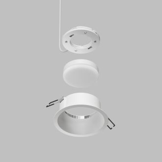 DK2155-WH Встраиваемый светильник INER, до 15 Вт LED, GX53, IP20, алюминий, белый