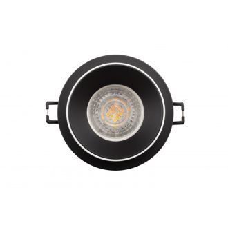 DK2400-BK Встраиваемый светильник, IP 20, 50 Вт, GU10, черный, алюминий