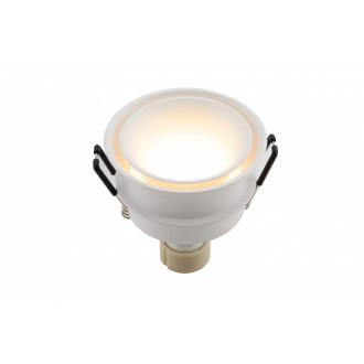 DK2403-WH Встраиваемый светильник влагозащ., IP 44, 10 Вт, GU10, белый, алюминий
