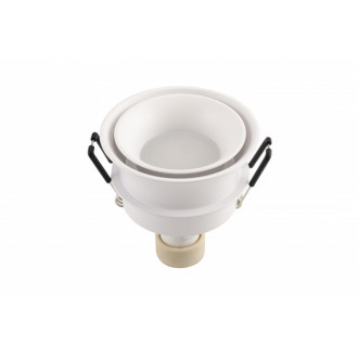 DK2403-WH Встраиваемый светильник влагозащ., IP 44, 10 Вт, GU10, белый, алюминий