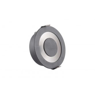 DK2500-BK Встраиваемый светильник, IP 20, 5 Вт, LED 3000, черный, алюминий