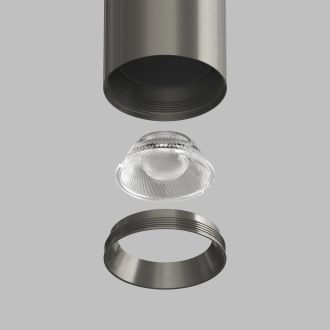 DK2610-DN Накладной светильник SHINE TUBE со светодиодом, D70*H80, IP20, 3000К, 10W, RA?90, темный никель, алюминий