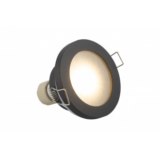 DK3012-BK Встраиваемый светильник влагозащ., IP 44, 50 Вт, GU10, черный, алюминий