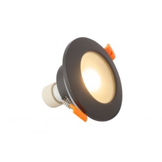 DK3016-BK Встраиваемый светильник влагозащ., IP 65, 50 Вт, GU10, черный, алюминий