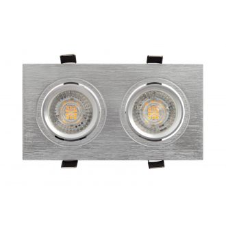 DK3022-CM Встраиваемый светильник, IP 20, 10 Вт, GU5.3, LED, серый, пластик