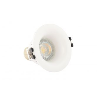 DK3024-WH Встраиваемый светильник, IP 20, 10 Вт, GU5.3, LED, белый, пластик
