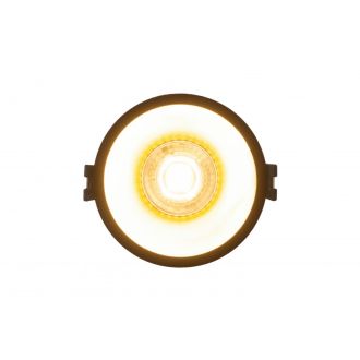 DK3026-BG Встраиваемый светильник, IP 20, 10 Вт, GU5.3, LED, черный/золотой, пластик