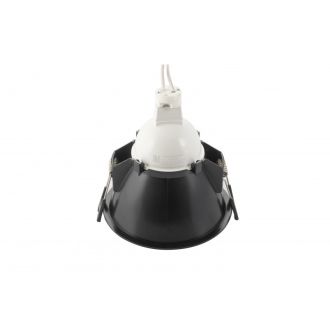 DK3026-BG Встраиваемый светильник, IP 20, 10 Вт, GU5.3, LED, черный/золотой, пластик