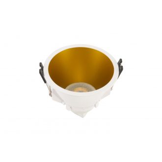 DK3026-WG Встраиваемый светильник, IP 20, 10 Вт, GU5.3, LED, белый/золотой, пластик