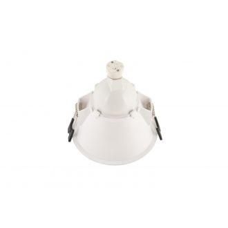 DK3026-WG Встраиваемый светильник, IP 20, 10 Вт, GU5.3, LED, белый/золотой, пластик