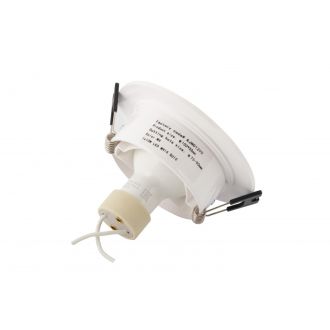 DK3029-WH Встраиваемый светильник, IP 20, 10 Вт, GU5.3, LED, белый, пластик