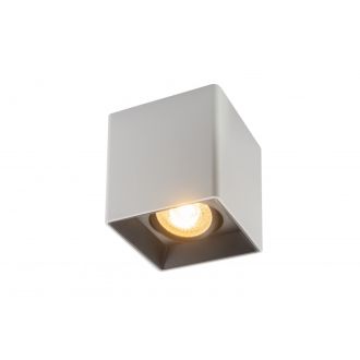 DK3030-WB Светильник накладной IP 20, 10 Вт, GU5.3, LED, белый/черный, пластик