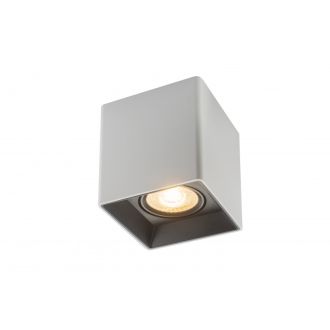 DK3030-WB Светильник накладной IP 20, 10 Вт, GU5.3, LED, белый/черный, пластик