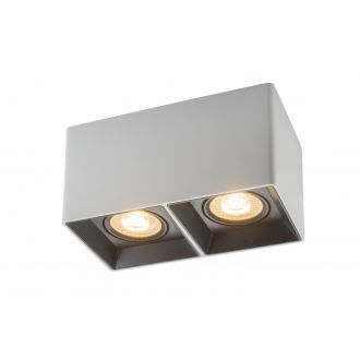 DK3035-WB Светильник накладной IP 20, 10 Вт, GU5.3, LED, белый/черный, пластик