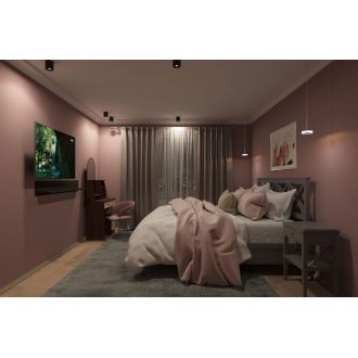 DK3040-BK Светильник накладной IP 20, 10 Вт, GU5.3, LED, черный, пластик