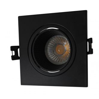DK3071-BK Встраиваемый светильник, IP 20, 10 Вт, GU5.3, LED, черный/черный, пластик