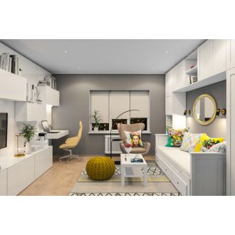 DK3072-WH Встраиваемый светильник, IP 20, 10 Вт, GU5.3, LED, белый/белый, пластик