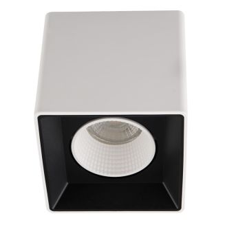 DK3080-WB+WH Светильник накладной IP 20, 10 Вт, GU5.3, LED, бело-черный/белый, пластик