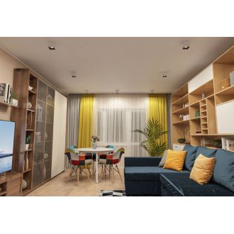 DK3080-WB+WH Светильник накладной IP 20, 10 Вт, GU5.3, LED, бело-черный/белый, пластик