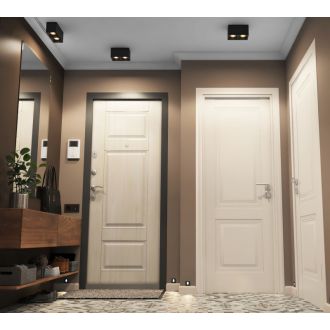 DK3085-BK+BR Светильник накладной IP 20, 10 Вт, GU5.3, LED, черный/бронзовый, пластик